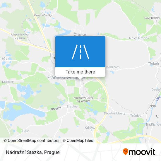 Nádražní Stezka map