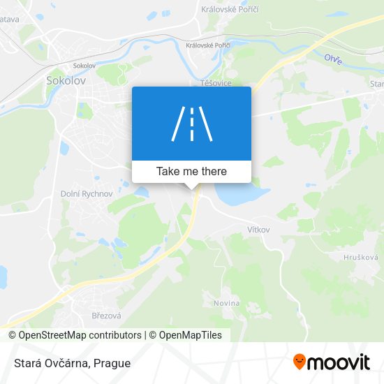 Stará Ovčárna map