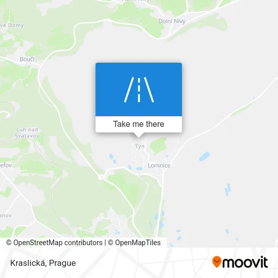 Карта Kraslická
