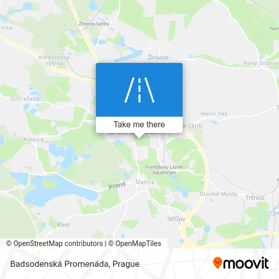 Карта Badsodenská Promenáda