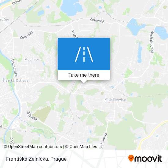 Františka Zelníčka map