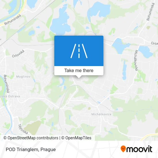 Карта POD Trianglem