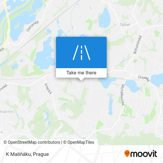 Карта K Maliňáku