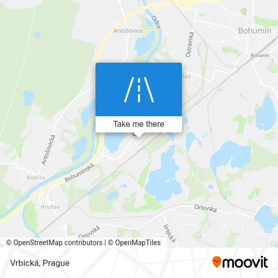 Карта Vrbická