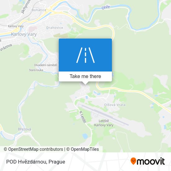 POD Hvězdárnou map