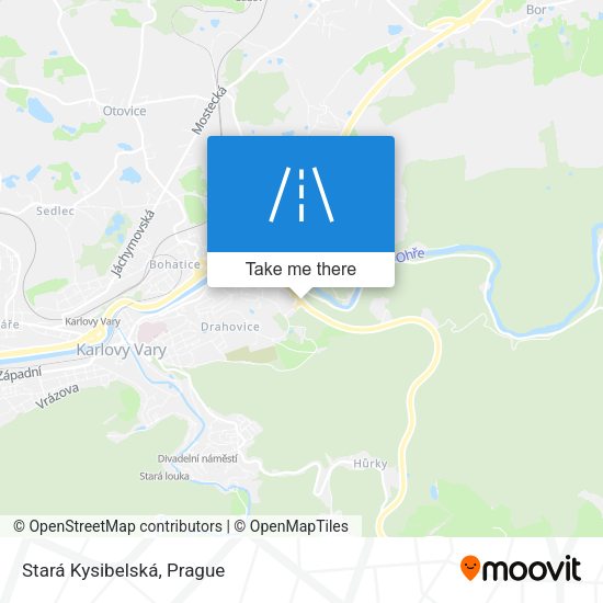 Карта Stará Kysibelská