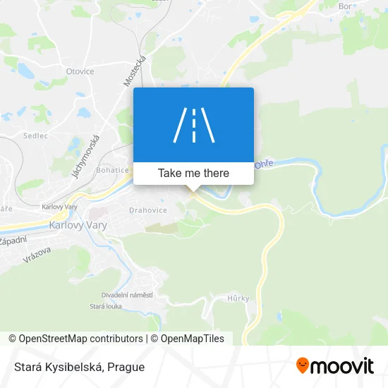 Карта Stará Kysibelská