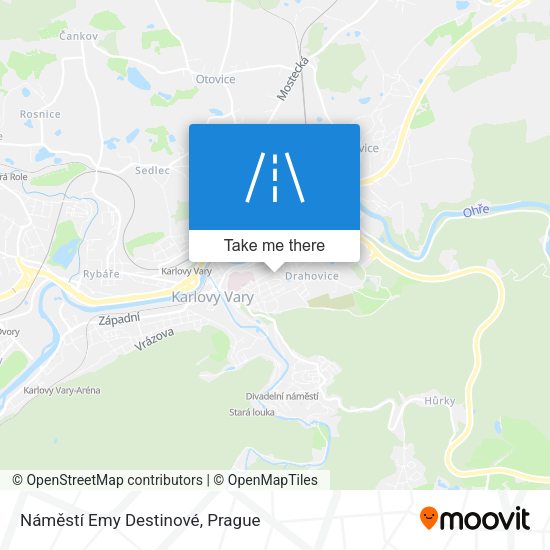 Náměstí Emy Destinové map