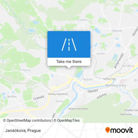 Карта Janáčkova