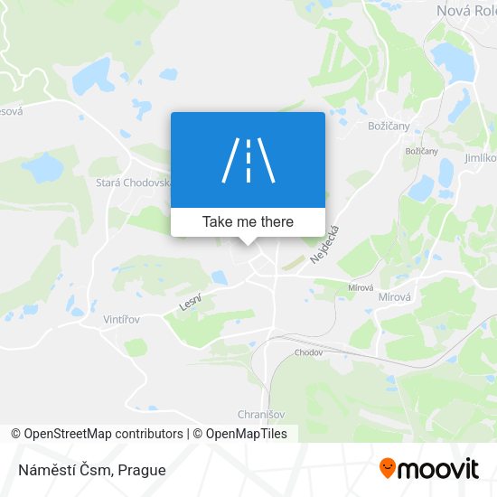 Náměstí Čsm map