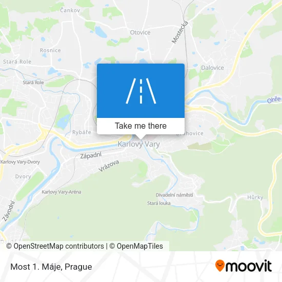 Карта Most 1. Máje