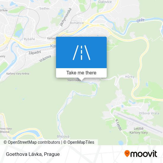 Карта Goethova Lávka