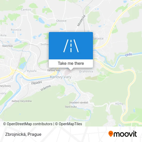 Карта Zbrojnická