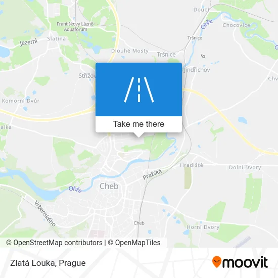 Карта Zlatá Louka