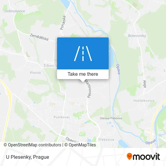 Карта U Plesenky