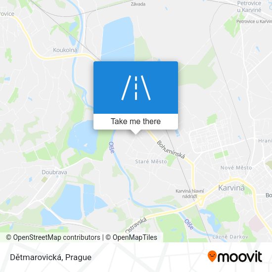 Dětmarovická map