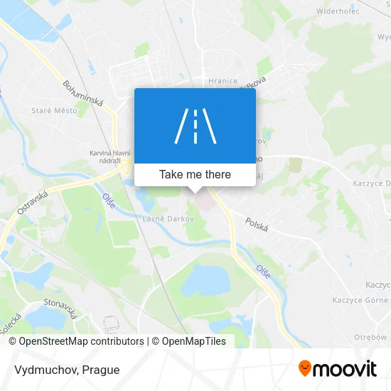 Карта Vydmuchov
