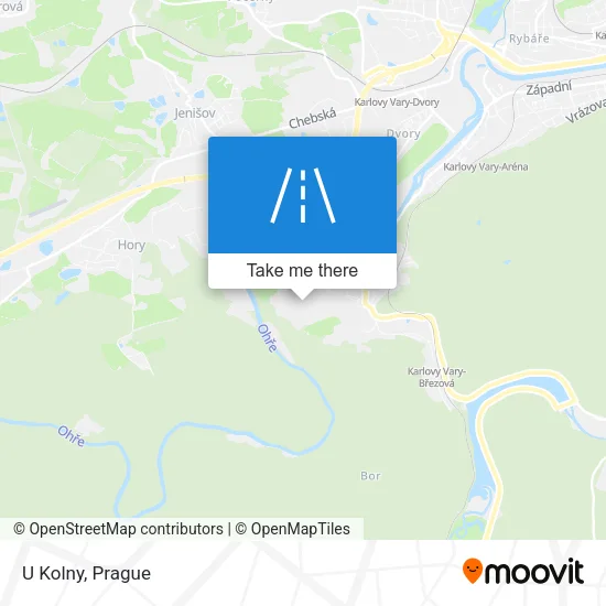 Карта U Kolny