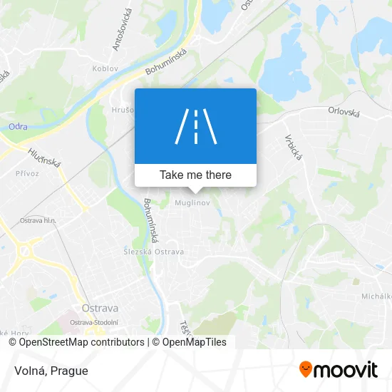 Карта Volná