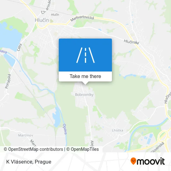 Карта K Vlásence