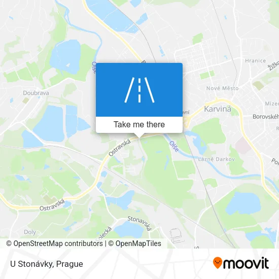 Карта U Stonávky