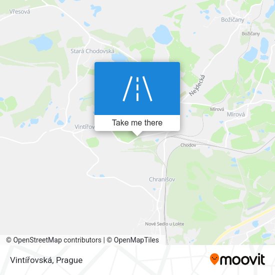 Vintířovská map