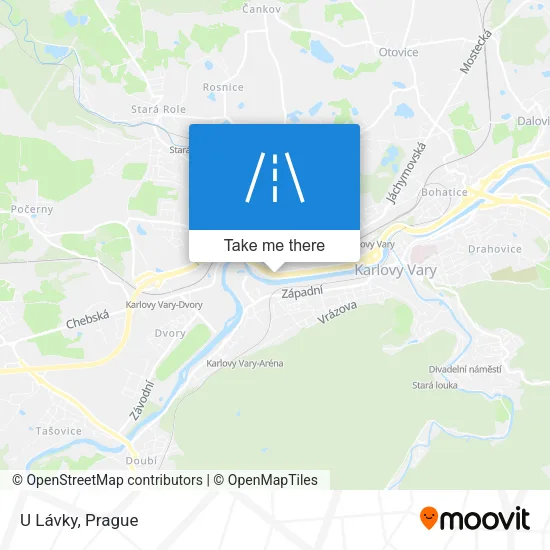 Карта U Lávky