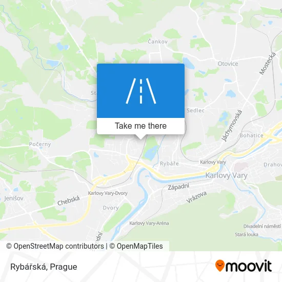 Карта Rybářská