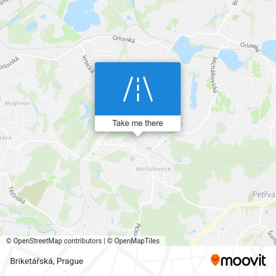 Briketářská map