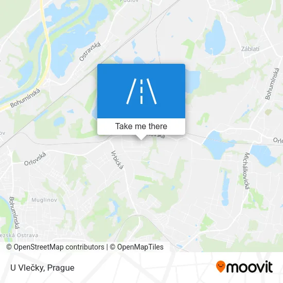 Карта U Vlečky