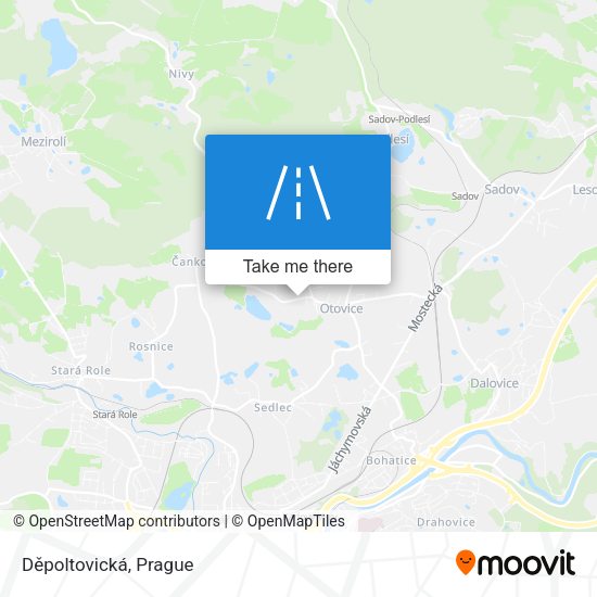 Děpoltovická map