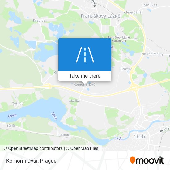 Komorní Dvůr map