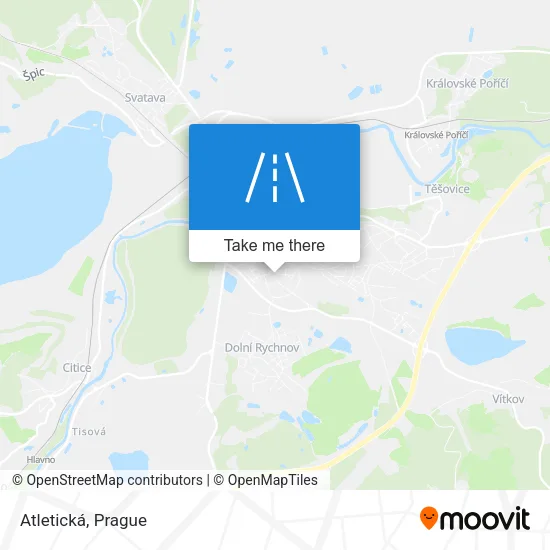Карта Atletická