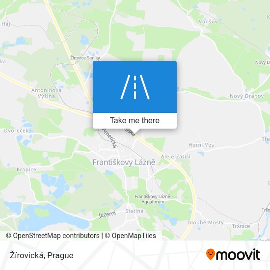 Žírovická map