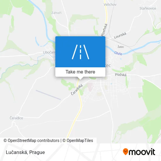 Карта Lučanská