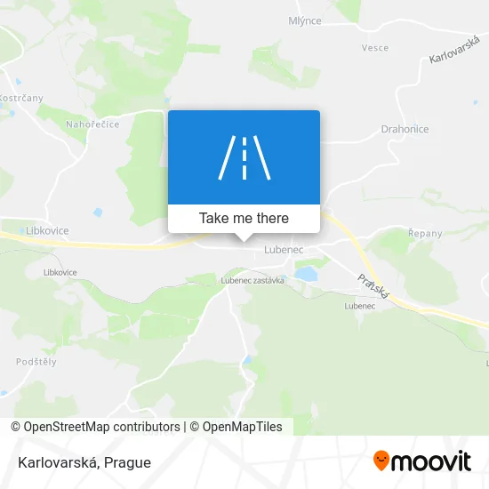 Карта Karlovarská