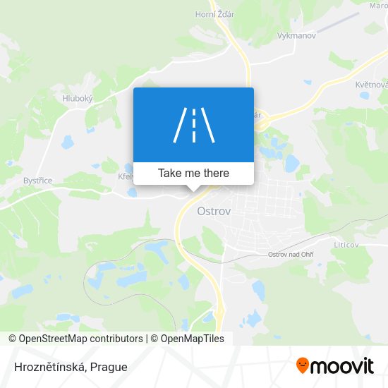 Hroznětínská map