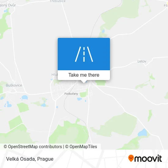 Карта Velká Osada