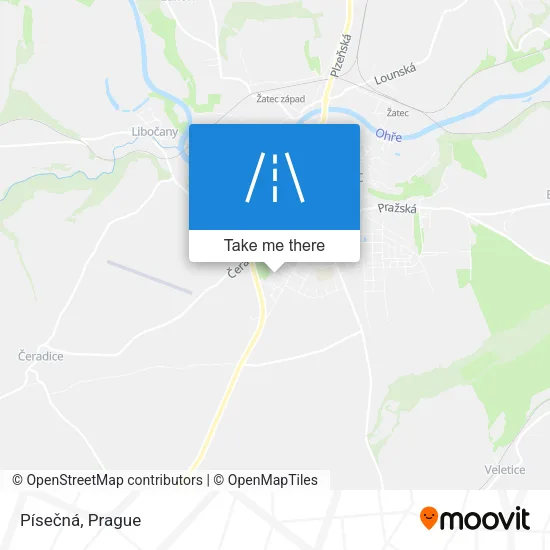 Карта Písečná