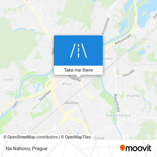Карта Na Náhonu