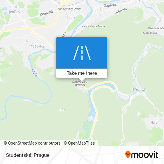 Карта Studentská