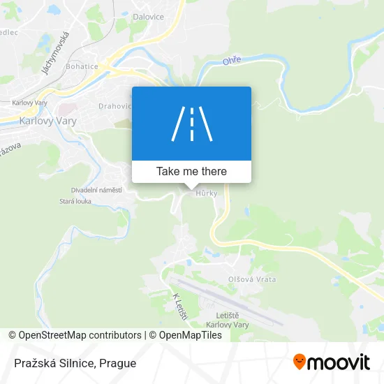 Карта Pražská Silnice