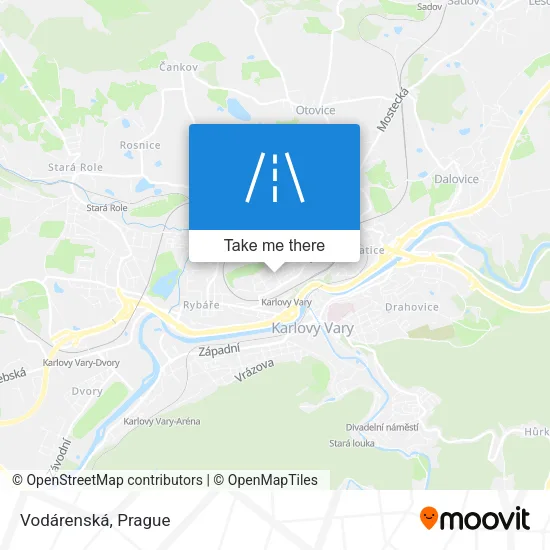 Карта Vodárenská