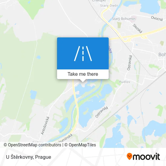 Карта U Štěrkovny