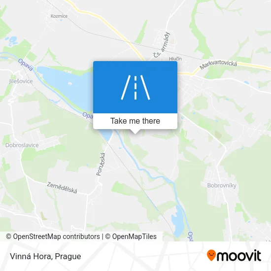 Карта Vinná Hora