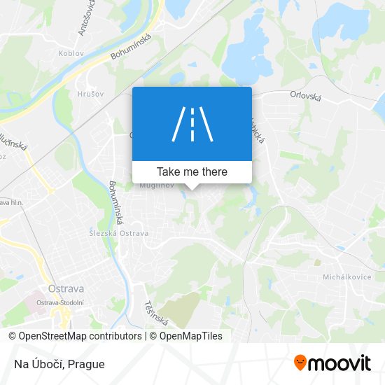 Na Úbočí map