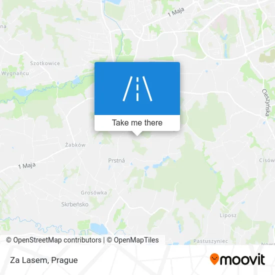 Карта Za Lasem