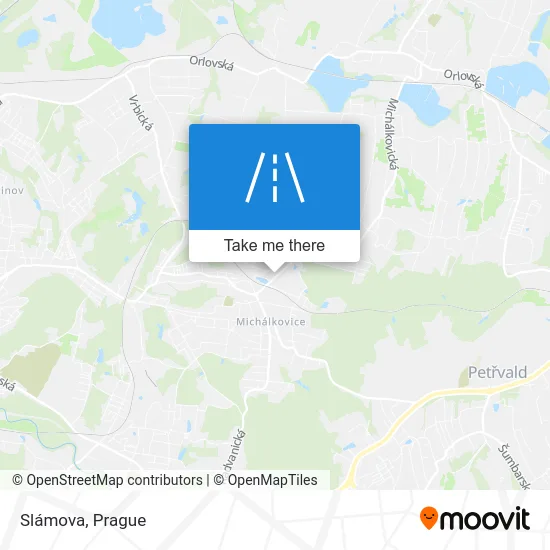 Карта Slámova