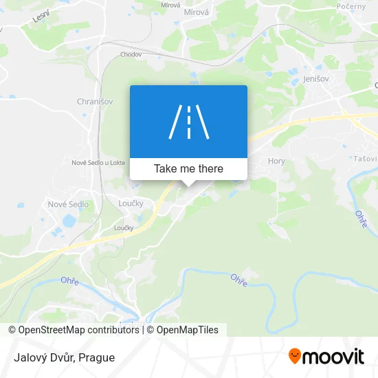 Jalový Dvůr map