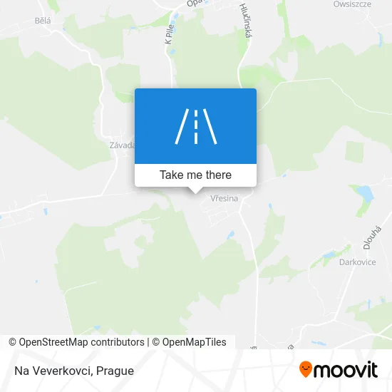 Карта Na Veverkovci